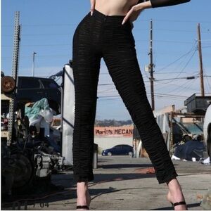 I.AM.GIA Ophelia Ruched Pants in Black XS